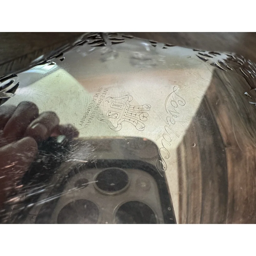 International Silver Co. 6 Inch Diameter Candy Dish, Lovelace. Jewelry,